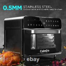 CalmDo 1800W 25L Smart Air Fryer Oven Toaster With LED Digital Touch Screen UK
