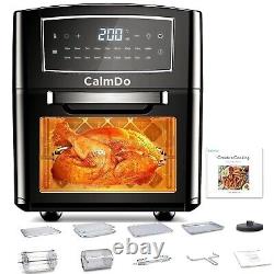 CalmDo Air Fryer Oven 12L/12.7QT Convection Toaster Food Dehydrator 18 Function