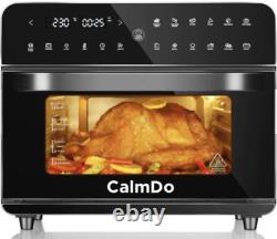 CalmDo Air Fryer Oven- 1800W 25L Smart LED Digital Touch Screen, Black
