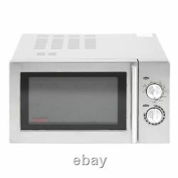 Caterlite Light Duty Microwave Oven with Grill 900W Stainless Steel