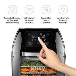 Chefman Family Sized 14 in 1 Digital LED Air Fryer and Convection Oven, Silver