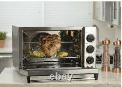Commercial Electric Fan Convection Oven Counter Top with Rotisserie Accessories