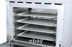 Commercial table top convection fan oven with 4 shelves 50 litre baking cake