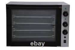 Convection Oven Electric Commercial Baking Stainless Steel Fan With 4 Shelves