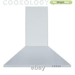 Cookology 60cm Built-in Fan Oven, S/Steel Electric Hob & Cooker Hood Pack