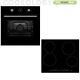 Cookology 60cm Digital Timer Fan Oven In Black & Touch Control Ceramic Hob Pack