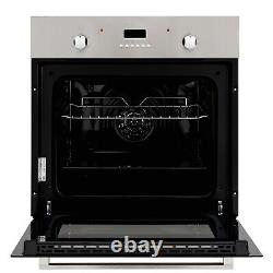Cookology 60cm Oven Hob & Hood Pack Oven and Ceramic Hob Pack- Stainless Steel
