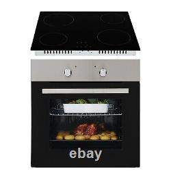Cookology 60cm Oven Pack Fan Oven with Grill and Ceramic Hob Pack in Stainless