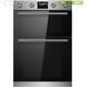 Cookology Built-in Electric Double Oven & Timer Cdo900ss 60cm Stainless Steel