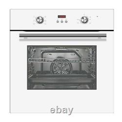 Cookology COF605WH Built-in Electric Oven & TCH602WH 4-Zone Touch Control Hob