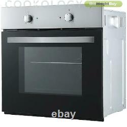 Cookology Fan Forced Oven, 60cm Knob Control Ceramic Hob & Chimney Hood Pack