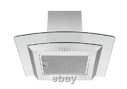 Cookology Fan Oven, Cast-Iron/Stainless Steel Gas Hob & Curved Glass Hood Pack