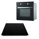 Cookology Single Electric Fan Oven Sfo57ss & 60cm Touch Control Induction Hob