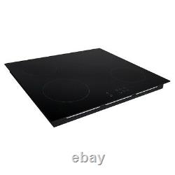 Cookology Single Electric Fan Oven SFO57SS & 60cm Touch Control Induction Hob