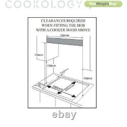 Cookology Stainless Steel 60cm Built-in Electric Fan Oven & Gas Hob Pack