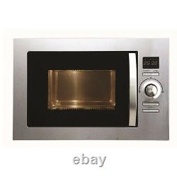 Cookology Stainless Steel Built-in Combi Microwave Oven & Grill Integrated 25L