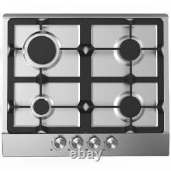 Cookology Stainless Steel Built-under Double Oven & 60cm Built-in Gas Hob Pack