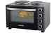 Cookworks 2500w 28l All-in-one Mini Oven With 2 Hob Black 8935665