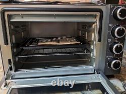 Cookworks 28L Mini Oven with Hob Cooker Grill & Rotisserie oven Hotplate 2500W