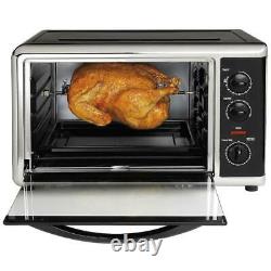 Countertop Toaster Oven Combo Kitchen Rotisserie & Convection Extra-Large Space