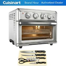 Cuisinart Convection Toaster Oven Air Fryer with 5 Piece Knife Set and Cutting