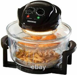 Daewoo Deluxe 17L 1300W Halogen Low Fat Air Fryer Extension Ring SDA1032 -New