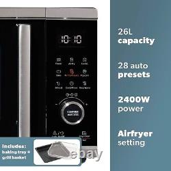 Daewoo SDA2618GE 26L 2400W 5-in-1 Air Fryer & Microwave Oven 28 presets