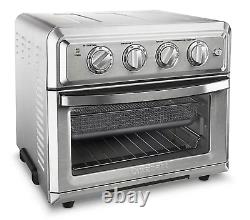 Damage Cuisinart 1800W 0.6 Cu. Ft Electric Air Fryer Toaster Oven Stainless Steel