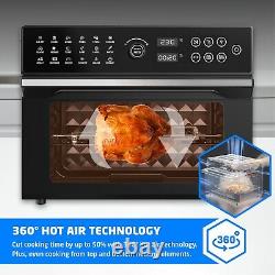 Digital Air Fryer Oven 30L 18-in-1 Dual Cook Mode Full Accessory BridgePro