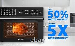 Digital Air Fryer Oven 30L 18-in-1 Dual Cook Mode Full Accessory BridgePro