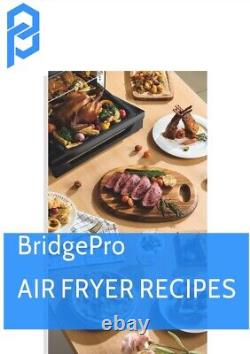 Digital Air Fryer Oven 30L 18-in-1 Dual Cook Mode Full Accessory BridgePro