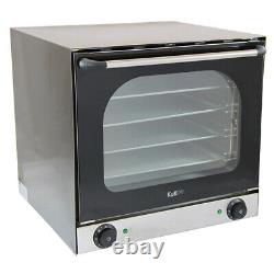 Electric Convection Oven Commercial Baking Stainless Steel 4 FREE Baking Trays