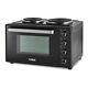 Electric Mini Oven Tower T14044 32l With Hot Plates In Black