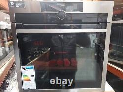 Ex-Display AEG BPE948730M Single Oven Built in Pyrolytic Stainless Steel #8400