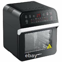 GoWISE 12.7-Quart Electric 15-in-1 Programmable Air Fryer and Oven Combo, Black
