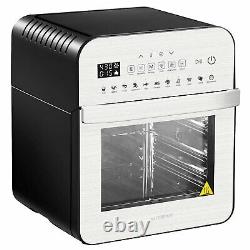 GoWISE GW44804 12.7-Quart 15-in-1 Programmable Air Fryer and Oven Combo, Silver