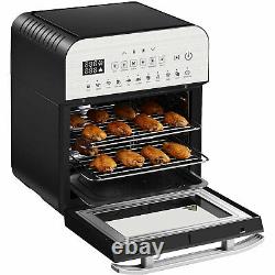GoWISE GW44804 12.7-Quart 15-in-1 Programmable Air Fryer and Oven Combo, Silver
