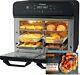 Hysapientia 22l Dual Zone Air Fryer Oven With Rotisserie Large Convection Oven