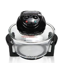 Halogen Convection Oven Electric Air Fryer High Rack, Low Rack & Tongs 15L MAX