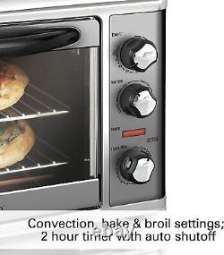 Hamilton Beach 31107D Convection Countertop Toaster Large Oven with Rotisserie