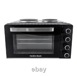 Hamilton Beach HB28HDB Mini Oven With Hotplate