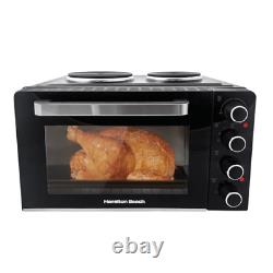 Hamilton Beach HB28HDB Mini Oven With Hotplate