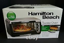 Hamilton Beach Toaster Oven Toasts, Bake, And Broil. Fits 12 In Pizza New