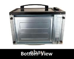 Huge 45L Convection Rotisserie BBQ Bench Oven Roaster Air Fryer 1850W 1yr Wrnty