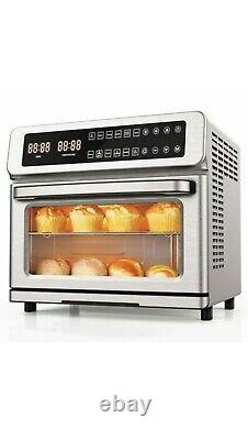 ICONITES 20L Air Fryer Toaster Oven Dehydrator Brushed Stainless Steel NIB