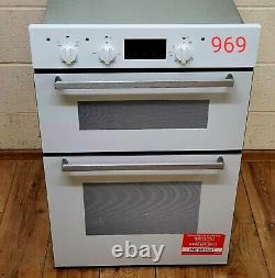 INDESIT Aria IDD 6340 WH Double Electric Oven Built-In White Glass
