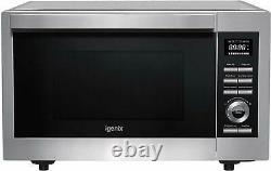 Igenix IG3095 1000W 30L Digital Microwave Oven with Grill Stainless Steel