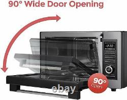 Igenix IG3095 1000W 30L Digital Microwave Oven with Grill Stainless Steel