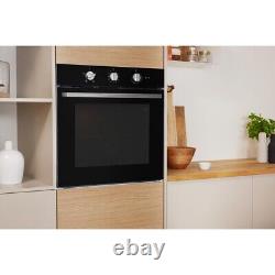 Indesit IFW6330BLUK Built-In Electric Single Oven Black