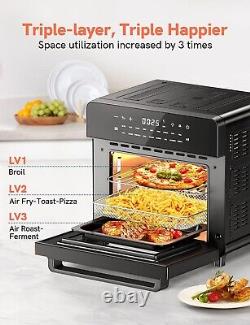 Involly 15L Air Fryer Oven, Countertop Convection Mini Oven, 18 in 1 Digital Tab